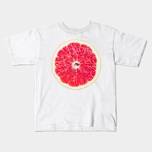 Sliced Fresh Grapefruit Kids T-Shirt